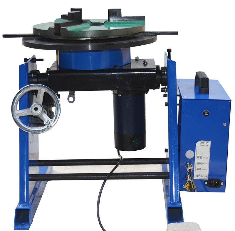 INTBUYING Large 110V Rotary Welding Positioner Turntable Machine with Chuck