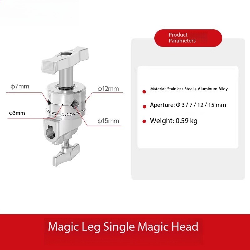 Magic Leg Light Stand Adapter Magic Head Rotating Light Stand Crossbar C-Type