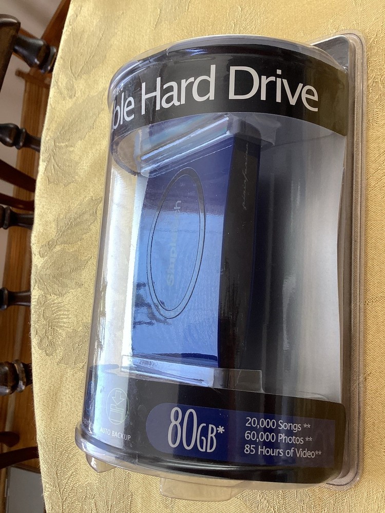 SimpleTech Portable Hard Drive 80GB
