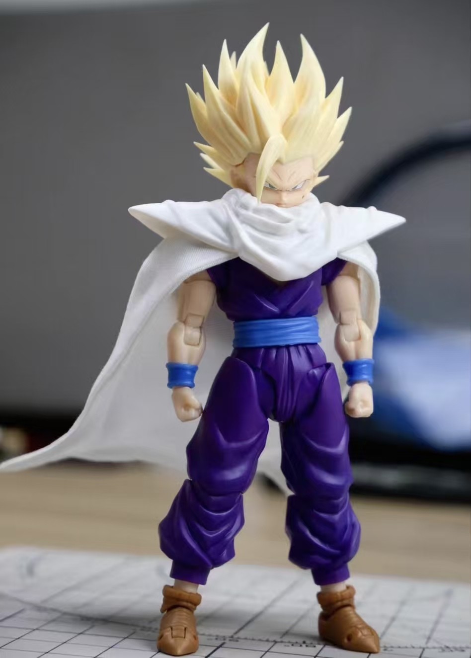 Air x HM Studio AH006 ssj2 Gohan 1/12 shf yellow Hair Head Sculpt Accessories