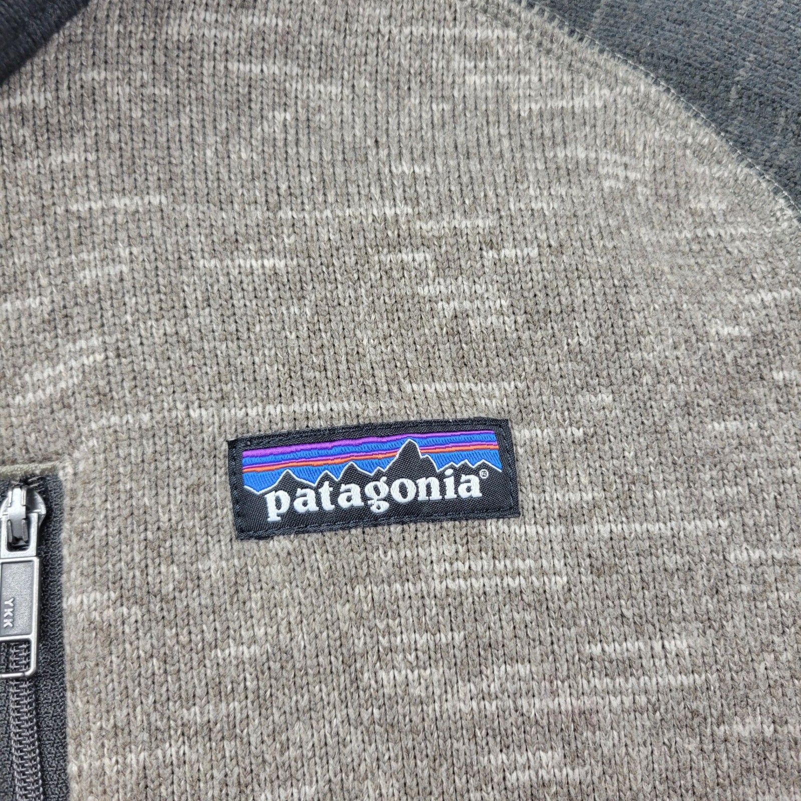 Patagonia Mens Better Sweater 1/4 Zip Medium Fleece Pullover Two Tone Fleece