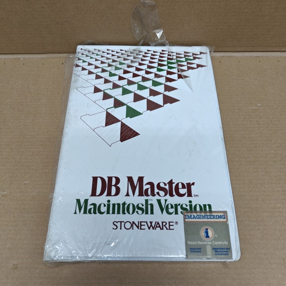 DB Master database software for the Apple Macintosh, originally published by...