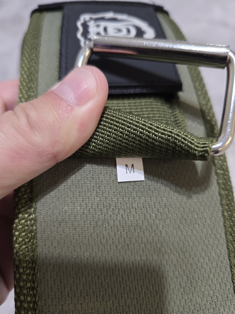 Manueklear Weightlifting Belt Size Medium Olive Green NWOT!!