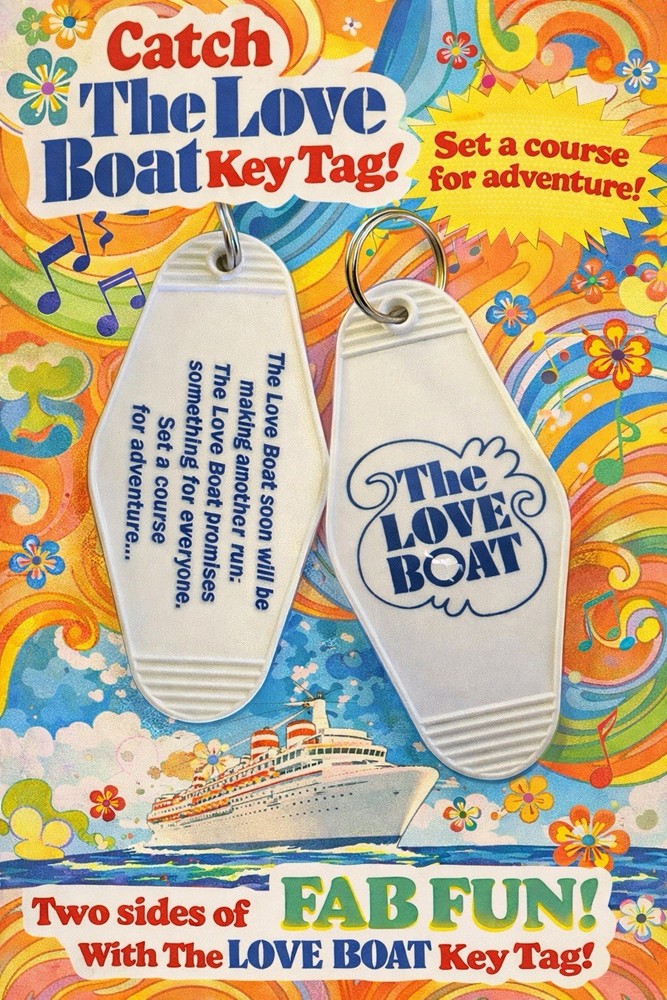 LOVE BOAT Inspired Keytag