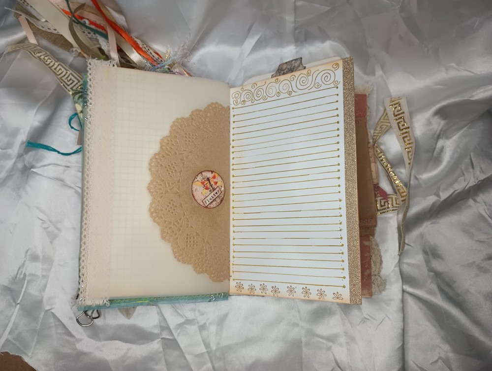 Junk Journal Elegant Shabby Chic Lace