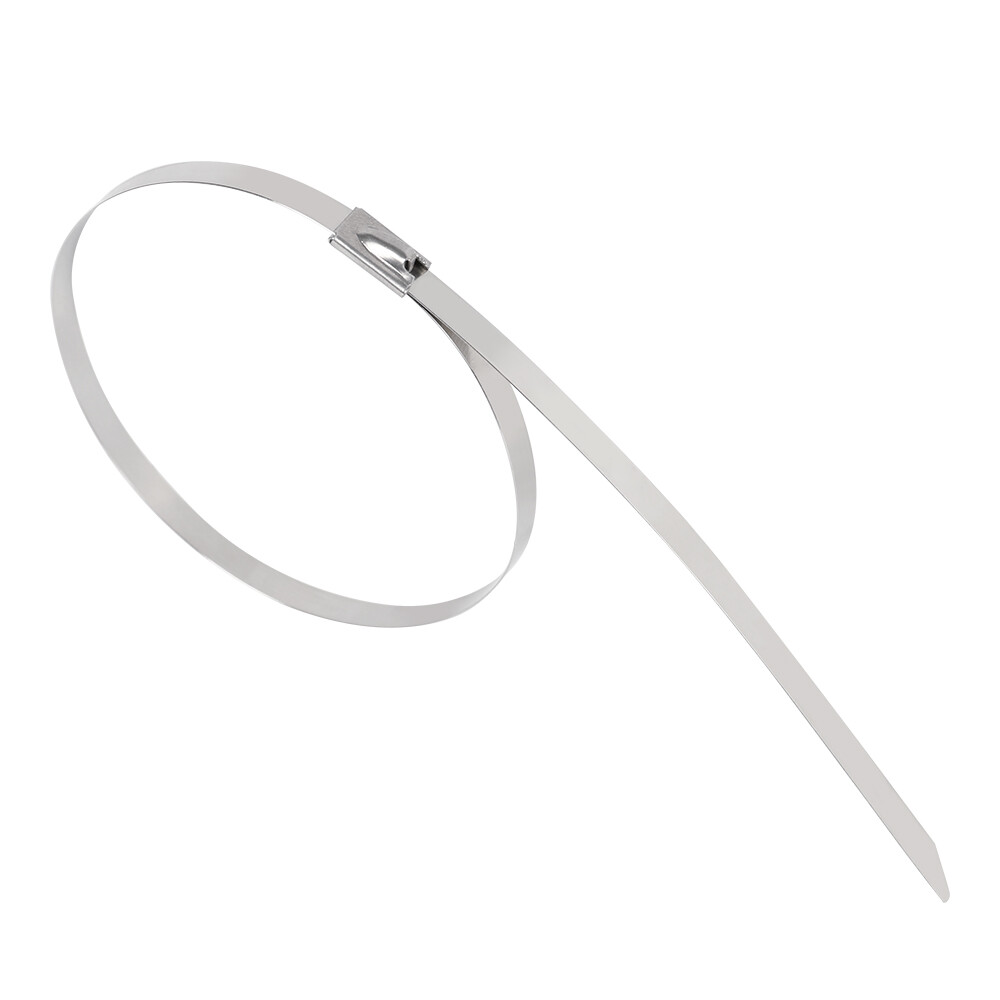 500Pcs 16" Stainless Steel Self Locking Cable Ties Durable for Mining Electrical