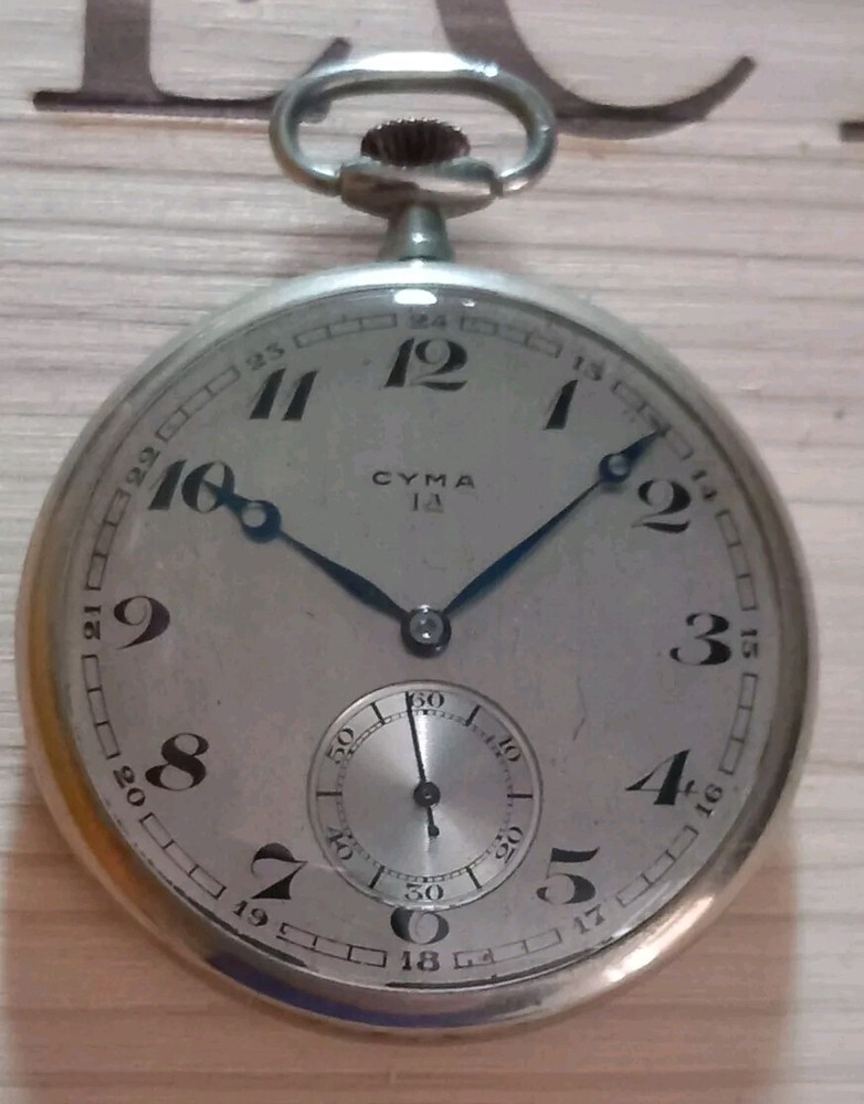 Cyma Pocket Watch Not Working Balance Ok.