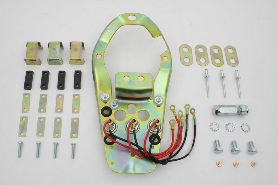 Three Light Dash Base for Harley Davidson by V-Twin