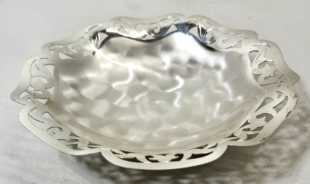 Vintage WMF Ikora Silver Plated Bowl Candy Dish Made In Germany Home Decor