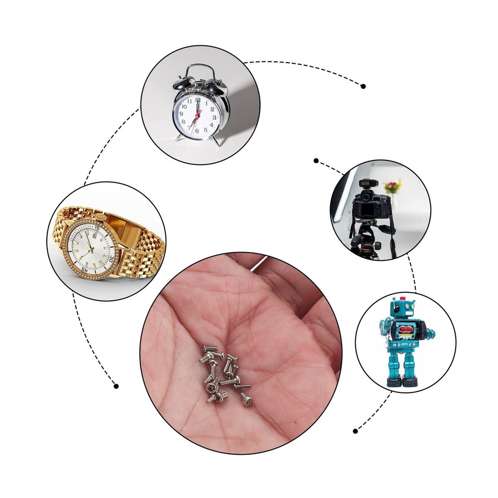800 Pcs Tiny Screws Assortment Kit, Micro Machine Screws for Electronics