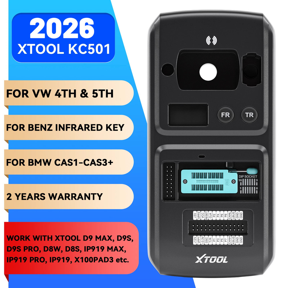 XTOOL USED KC501 Car Key Programmer Read Write EEPROM MCU Infrared For Benz