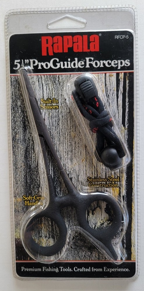 Rapala RFCP-5 ProGuide 5-1/2" Forceps With Lanyard