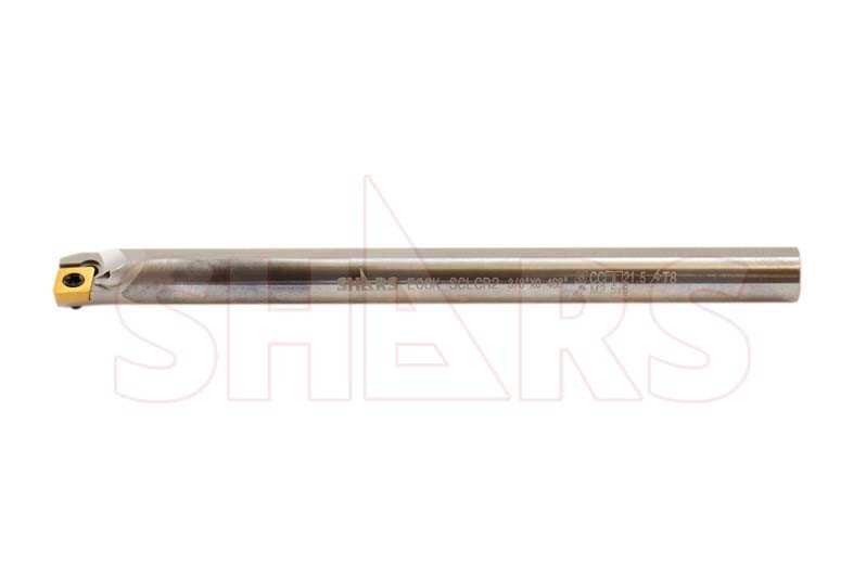 SHARS 3/8 Right Hand SCLCR Coolant Indexable Solid Carbide Boring Bar + Cert S]