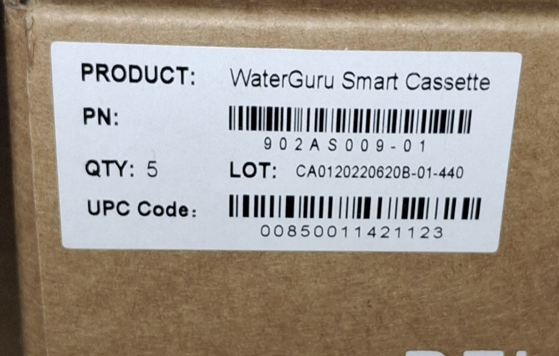 NEW WaterGuru Sense S1 Smart Cassette - 5 Pack Pool Water Tester Monitor