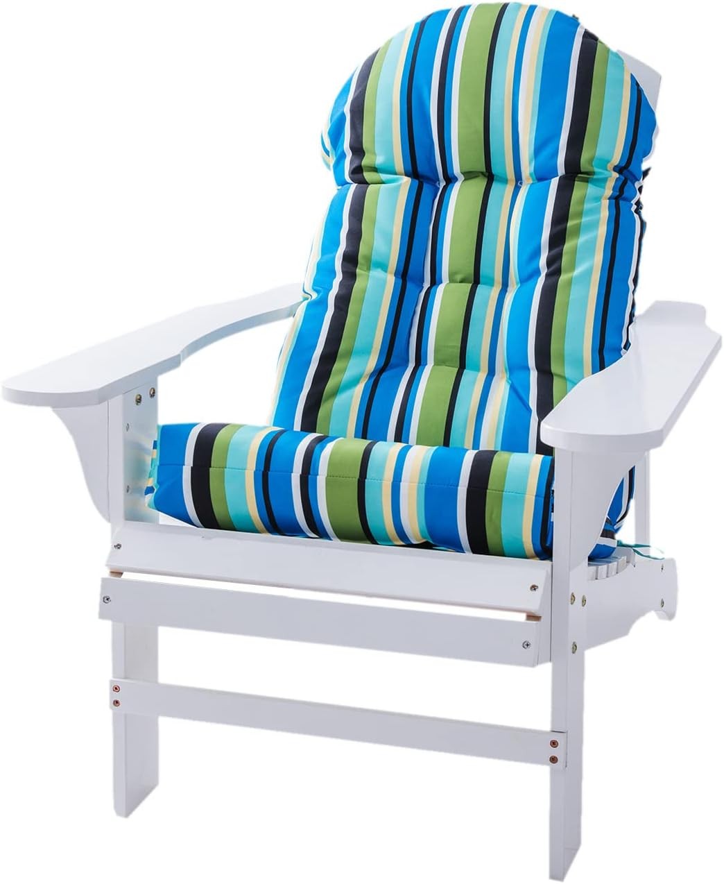 Weather Resistant Adirondack Chair Cushions Set of 2 High Back Rocking Chair