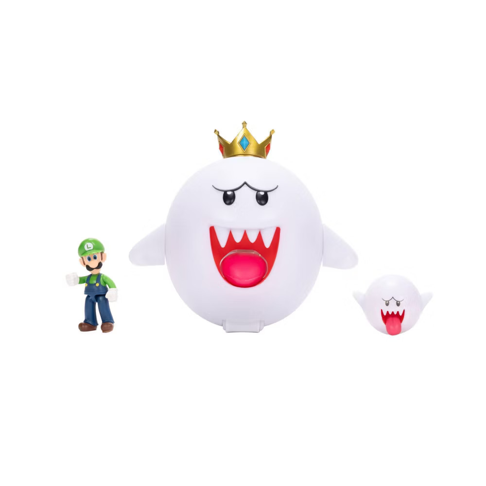 Nintendo King Boo with Luigi Action Figure Set - 3pk