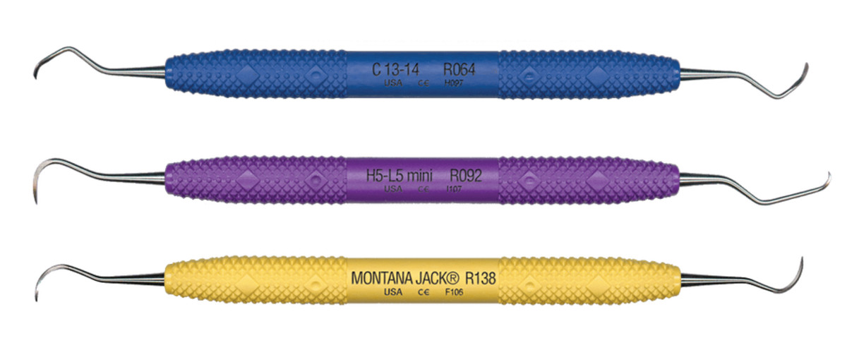 PDT R904 Cruise Line 3 Saver Debridement Currettes Scalers Dental Kit 3/Pk