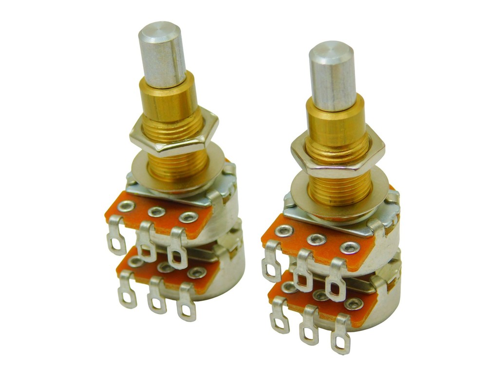 Alpha Potentiometer A25K Concentric Stacked Dime Size Pots
