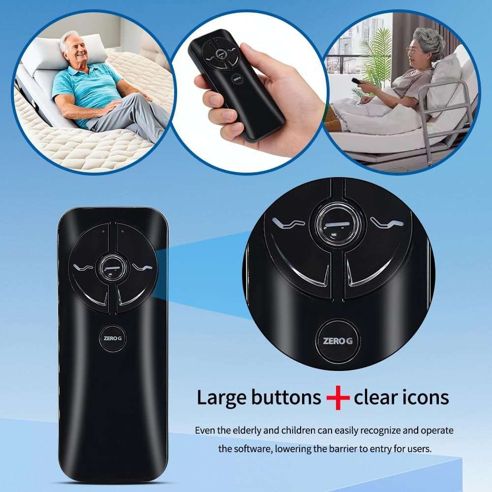 RF399A RF368B MC120TS Remote Replacement for Keeson Adjustable Bed Remote/Tempur