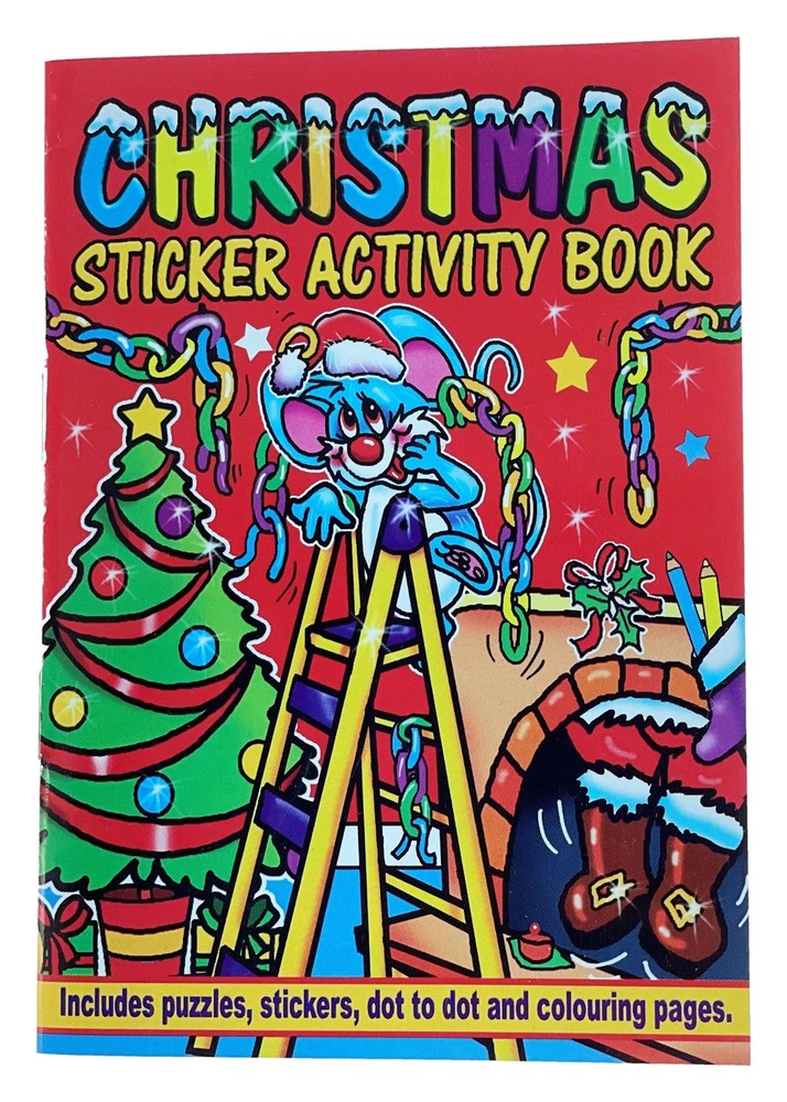 Mini Christmas Sticker Activity Books 1