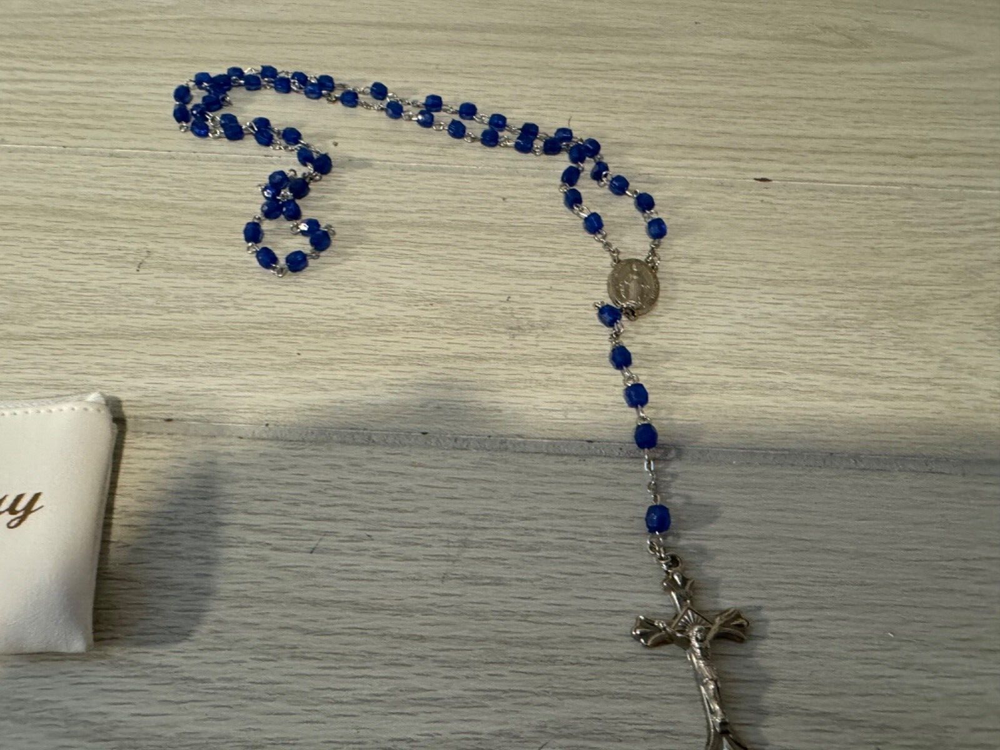 MY ROSARY-WITH MATCHING WHITE CARRYING CASE
