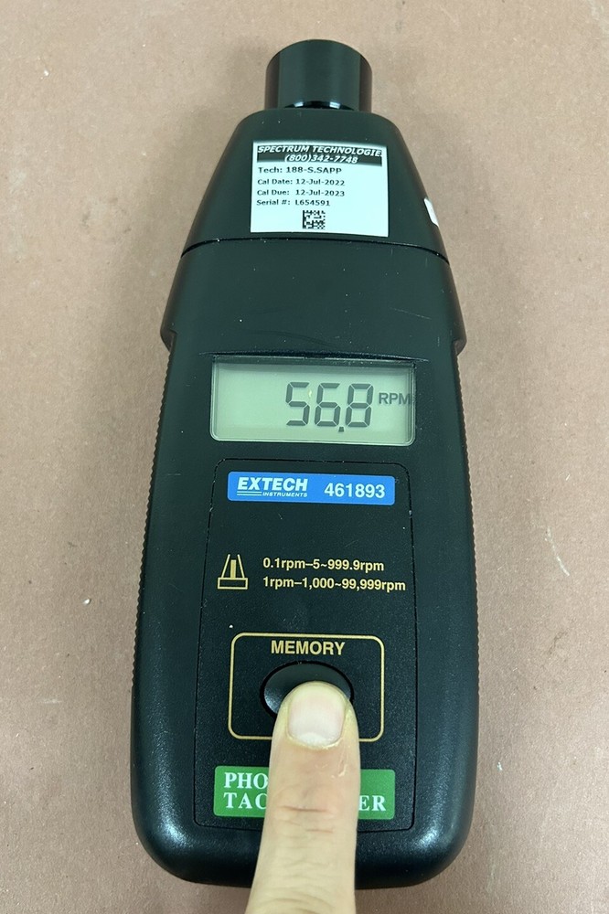 EXTECH Instruments 461893 Digital Photo Tachometer with Case