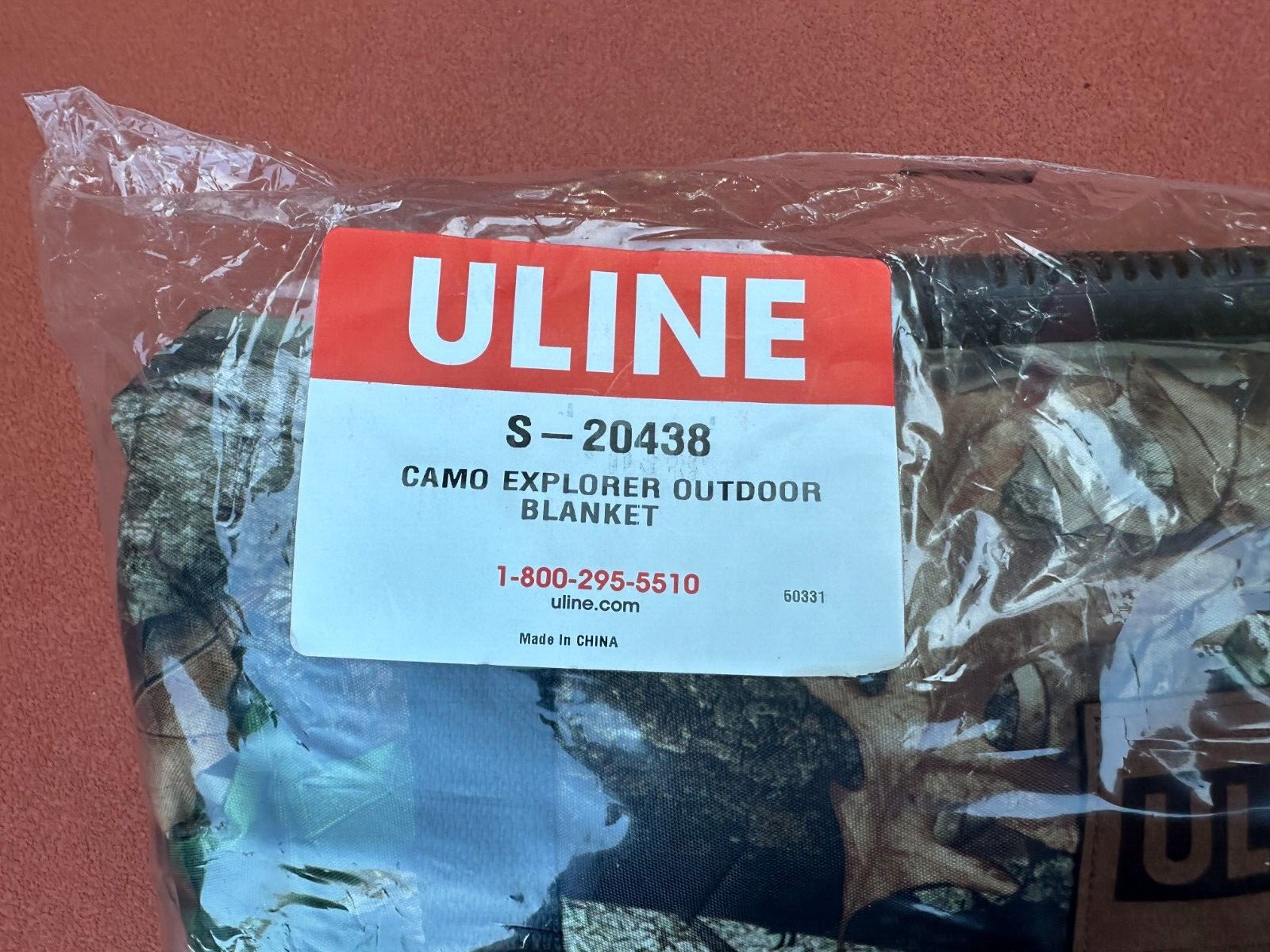 Uline Next Vista Camo Explorer Outdoor Blanket 45 x 57 New Sealed S-20438 40925