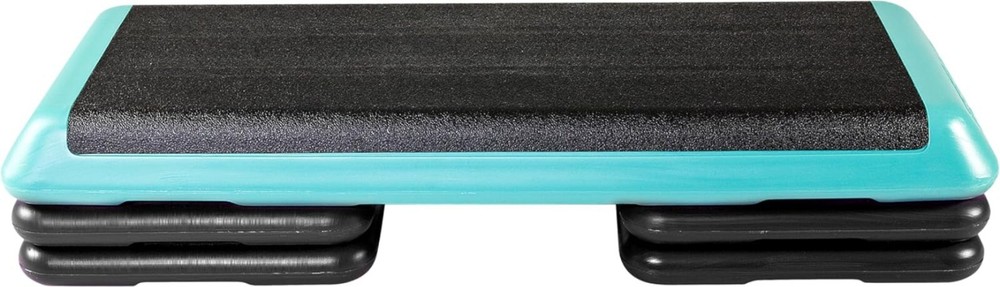 Durable Teal Aerobic Stepper with Nonslip Top - Versatile Home Workout Solution