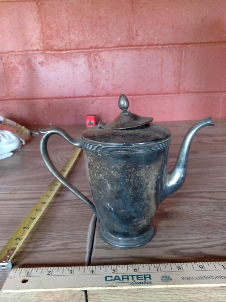 Oneida Community Par Plate Tea Pot