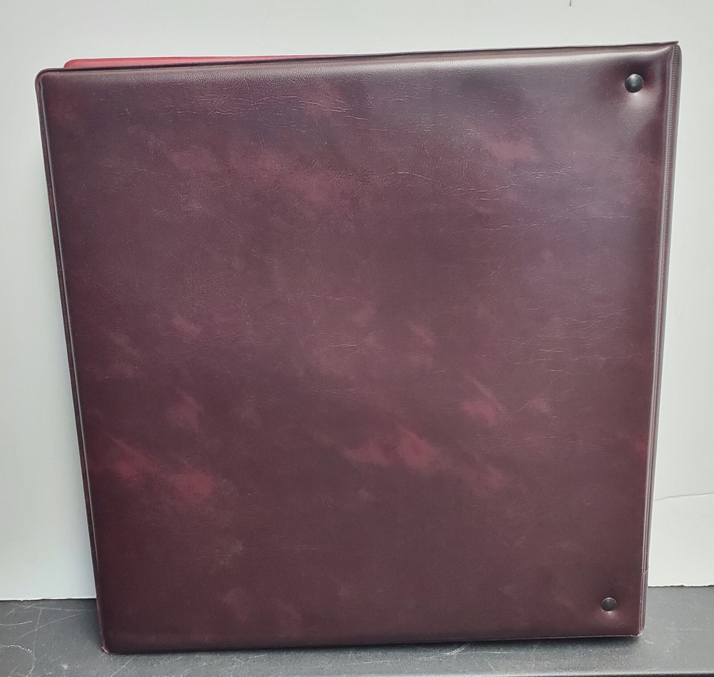 Set of 3-Ring Binders With Black 2-Sided Mint Sheet Pages, 2 Scott + 1 Unbranded