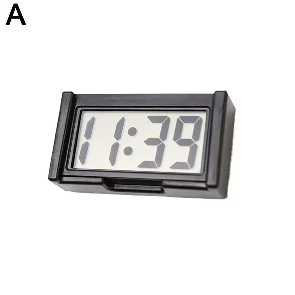 Portable Mini Car Dashboard Digital Clock for Vehicle Large LCD Time Screen