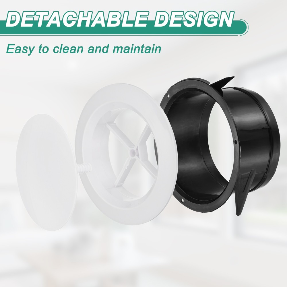 Soffit Vent 6" ABS Adjustable Round Vent Cover