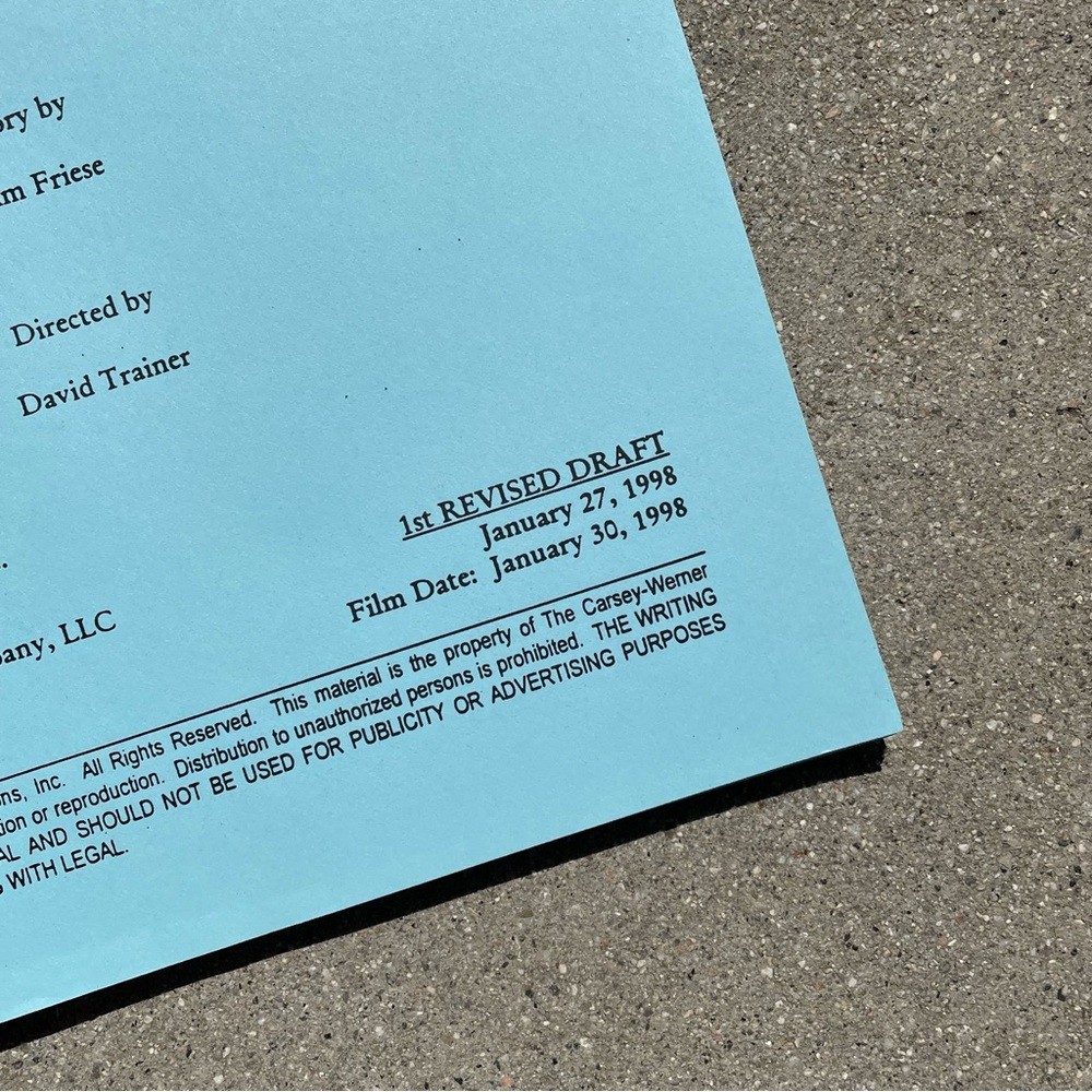 CYBILL 1998 TV Series SET Production Used Scripts Table Final Revised A/O Drafts