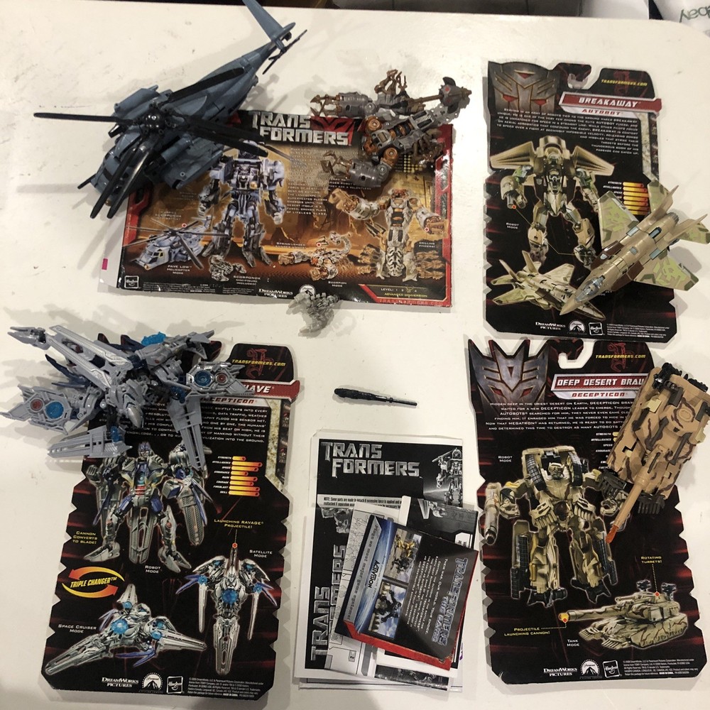 Vintage 2008 Lot 5 Transformers  As Is