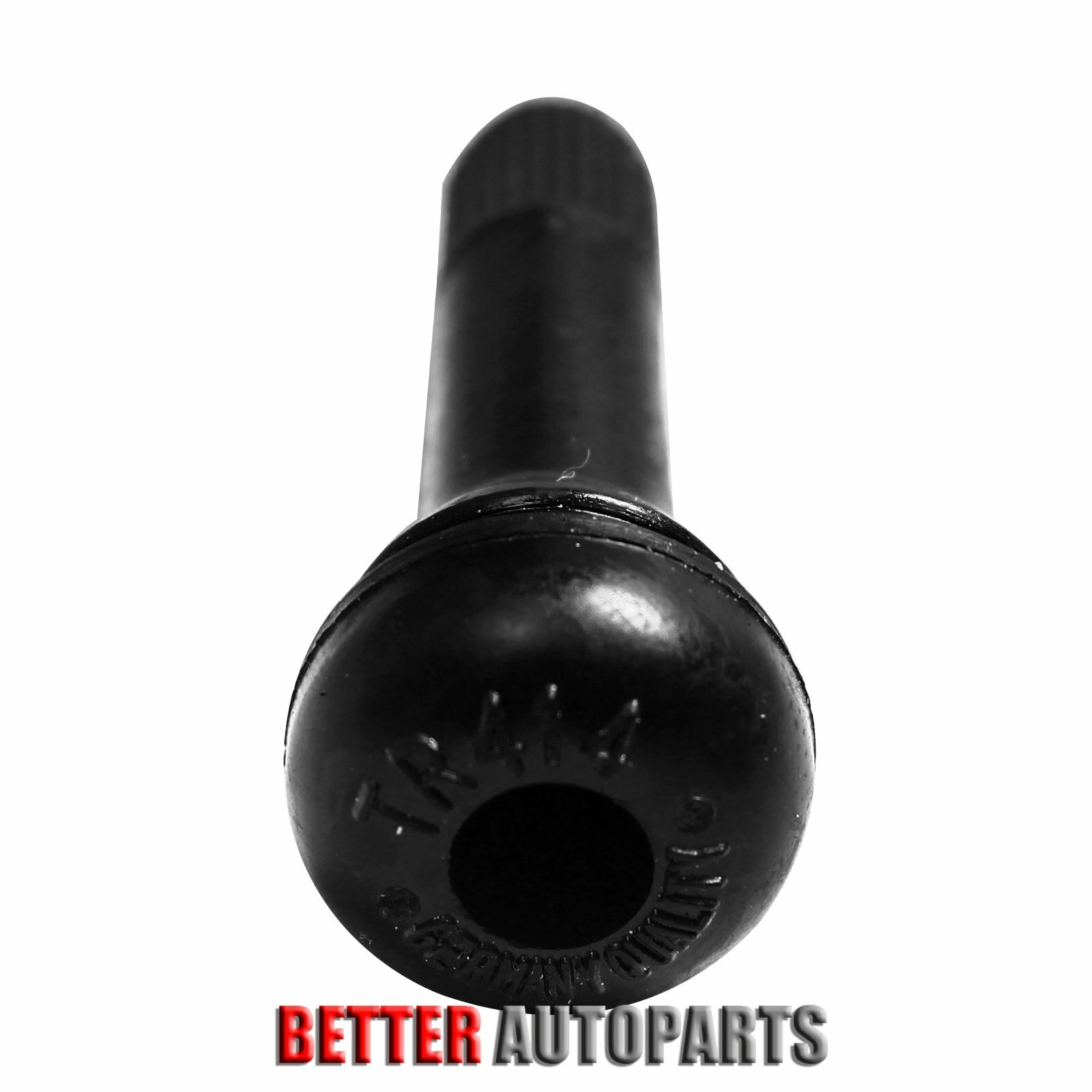 25Pcs TR414 Snap-In Tire Valve Stems Medium Black Rubber