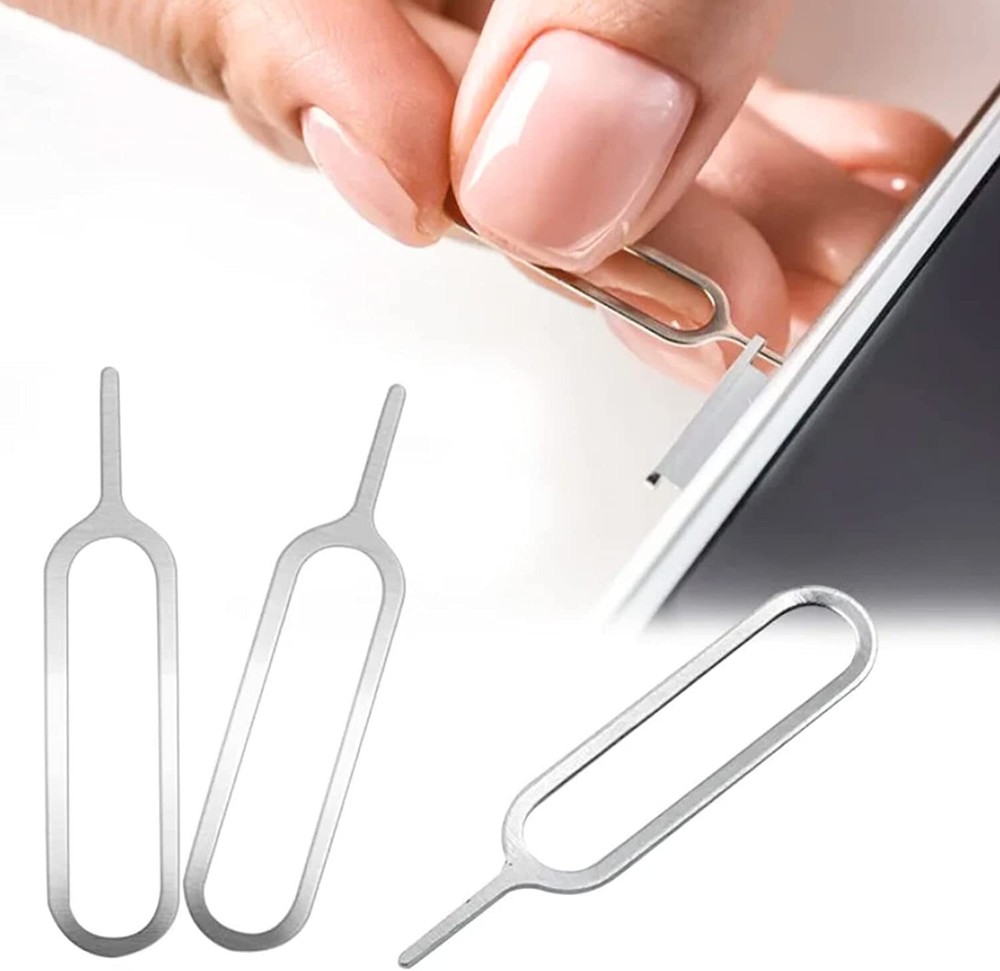 SIM Ejector Pin Tool Eject Sim Tray Open Needle Key For iPhone For Samsung Lot