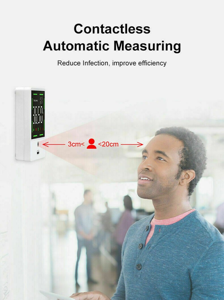 Infrared Wrist Forehead Thermometer Non-Contact Wall-Mounted