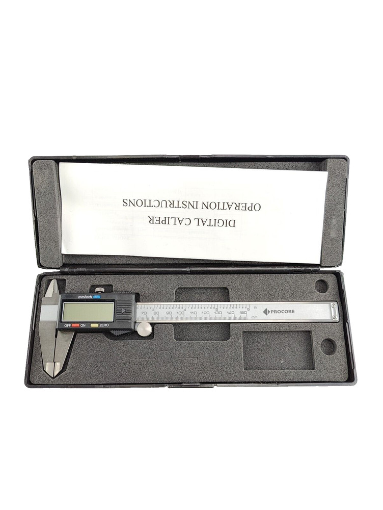 PROCOR DIGITAL CALIPER 16-3003 0"-6" NEW