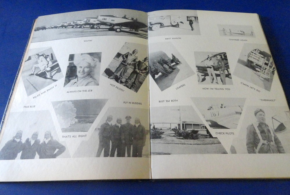 FT. STOCKTON ARMY AIR FIELD PILOT CLASS BOOK 44-E
