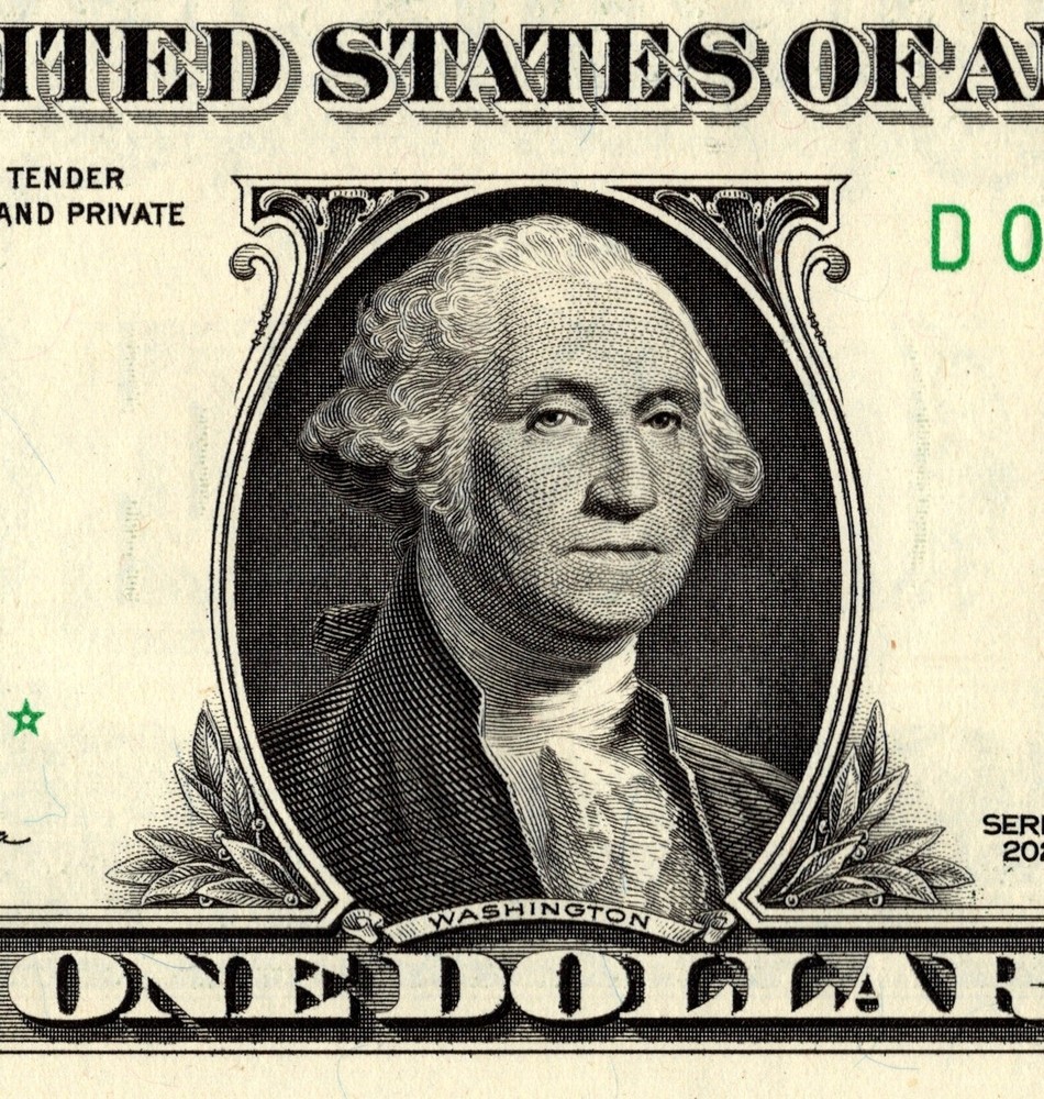 2021 D Star Note One Dollar Bill Regular Run Pack Note D08561034*