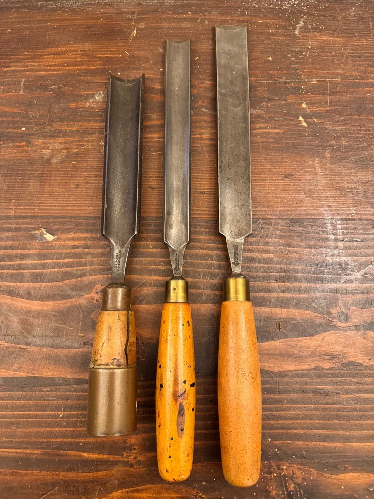 William Marples Paring Gouges Chisels British Woodwork Tools