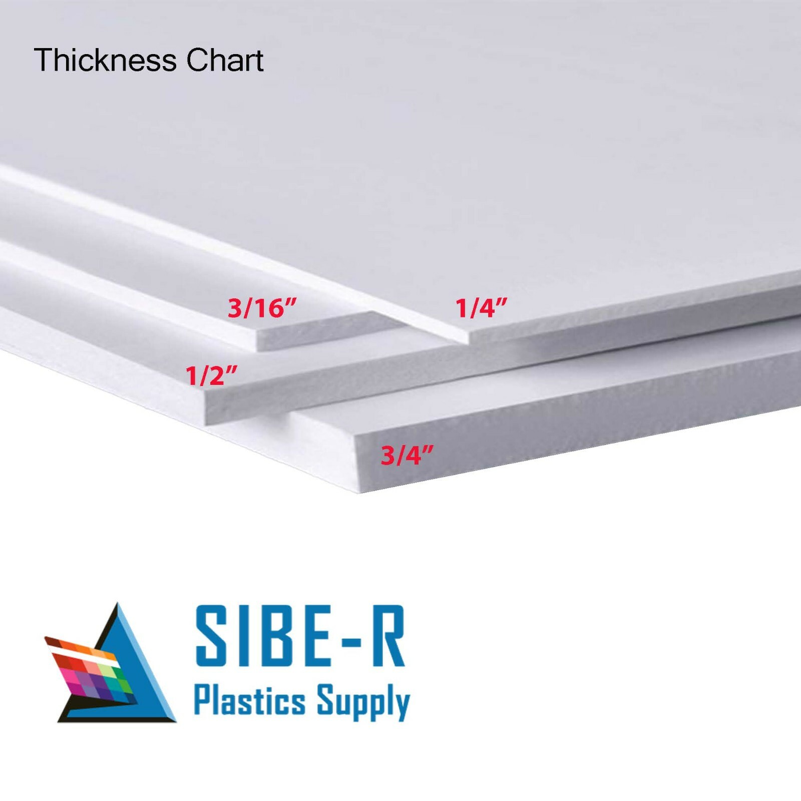 HDPE (High Density Polyethylene) 1/8" x 6" x 12" Natural Plastic Sheet