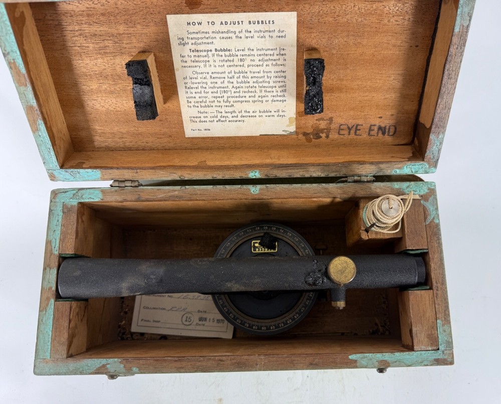 Berger Engineering Instruments Surveying Transit-Level Model 110 (6653)