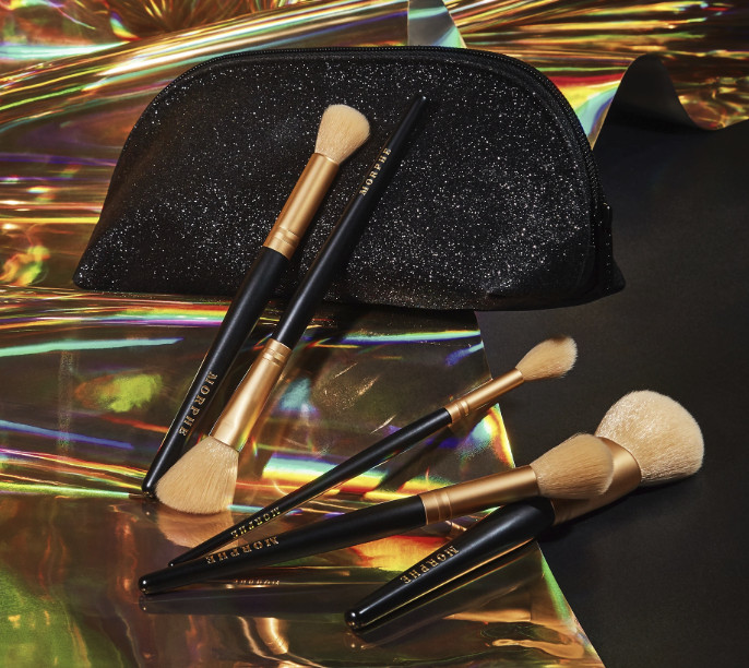 MORPHE SET COMPLEXION CREW 5 PIECE $85 BRUSH SET NWT NIP