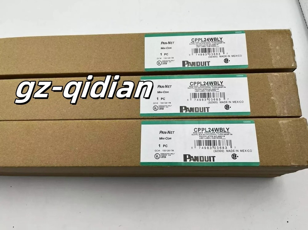 Panduit Mini CPP24WBLY modular patch panel, suitable for CAT6, 5E 24 port