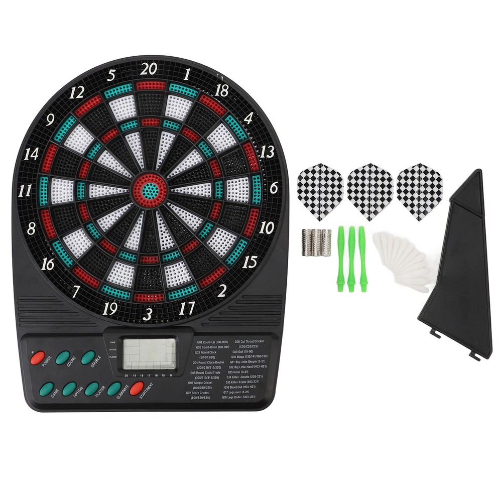 Electronic Dartboard Set Automatic Scoring Soft Tip Dartboard With Multiple FF