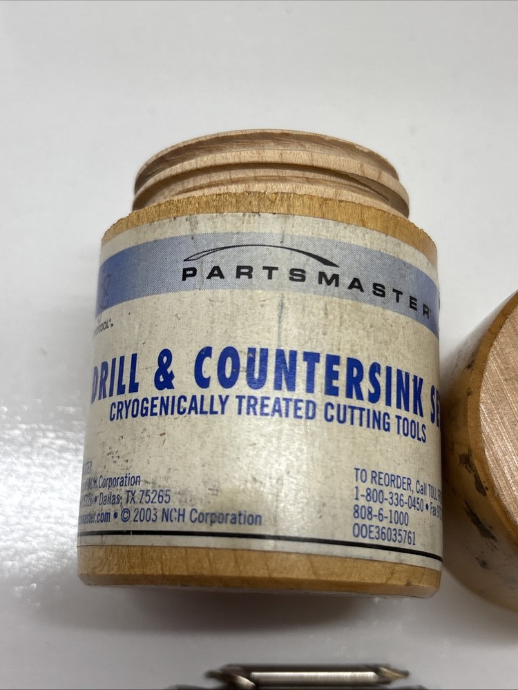 Partsmaster 5pc. Drill & Countersink Set HS 1-5