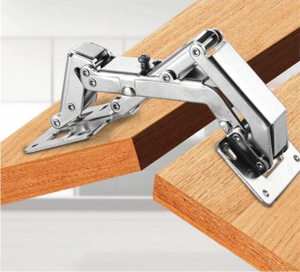 2 Pack 175 Degree Hidden Hinges Frameless Cabinet Hinges Hydraulically Adjust...