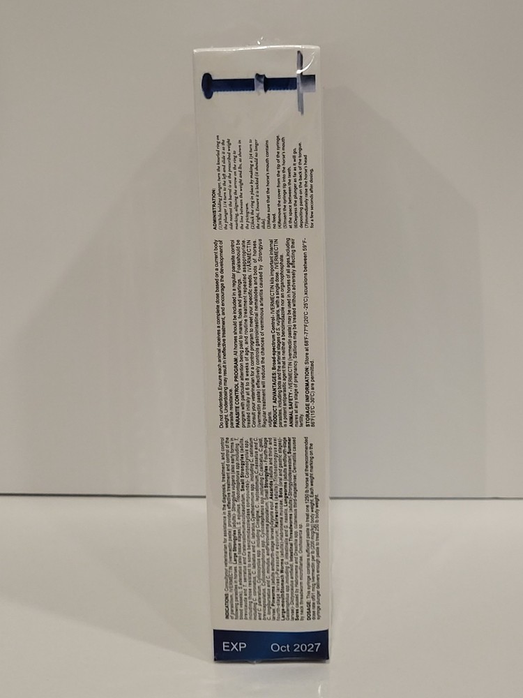 6 pack Paste Horse Dewormer Apple Flavor (6 DOSES) EXPIRES Octuber 2027