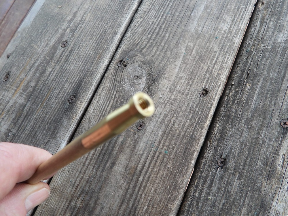CVA Jukar Kentucky Pistol Ramrod Solid Hickory With Brass Threaded Ends